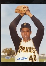 DOCK ELLIS 8x10 Autographed Photo Pirates PSA Authentic