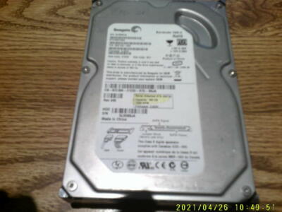 Seagate Barracuda ST3160815AS 160GB Int. SATA 7200 RPM 3.5'' HD Wiped & Tested!