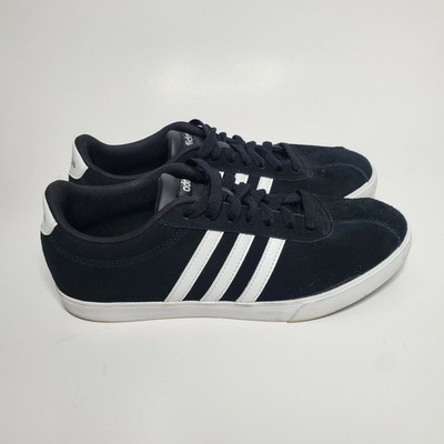 ADIDAS Courtset Women's Size 7 BLACK Suede Athletic Shoes Sneakers B44619 |  eBay