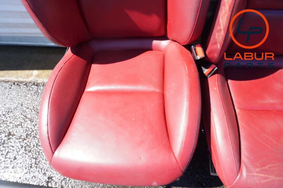 Juego de paneles de puerta y asiento delantero derecho e izquierdo mercedes clase slk r172 12-16 rojo BX358 Foto 4 de 4