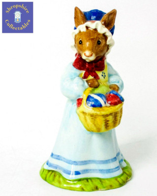 ROYAL DOULTON MRS BUNNYKINS AT THE EASTER PARADE FIGUR DB19 DB 19 NEUWERTIG