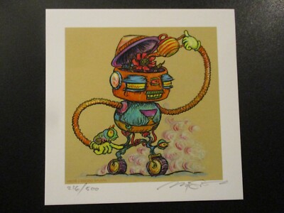 MARQ SPUSTA Mini Micro Handbill Giclee Print VIDEO SERIES VS05 5''  poster art C