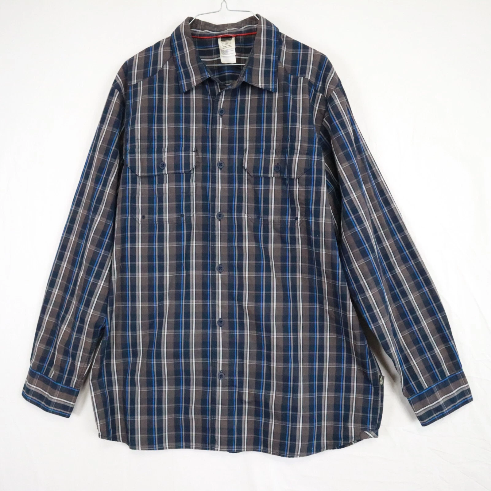 The North Face Shirt Mens Large Outdoor Flap Pocket Button Up Plaid Long Sleeve
Opens in a new windo