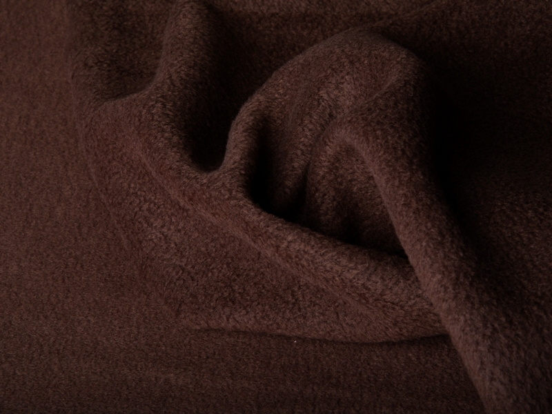 FLEECE tela antipilling polar suave manta MARRÓN OSCURO EUR 8,98/m