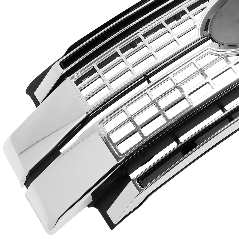 Хромированная передняя решетка для Ford F250 F350 F450 Super Duty 2017 2018 2019 годов выпуска - Изображение 4 из 4