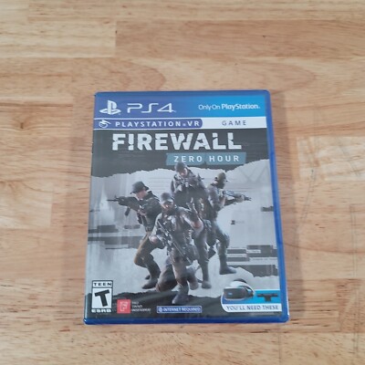 Firewall: Zero Hour VR (Sony PlayStation 4, PS4) Brand New / Factory Sealed