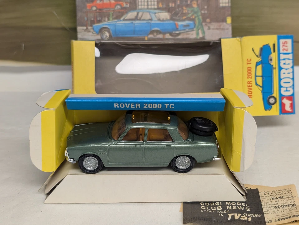 Corgi Toys 275 Rover 2000TC Vintage original modelcar - Bild 2 von 4