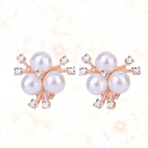  2 pz orecchini di perle orecchini alla moda per donne popolarità - Foto 1 di 11