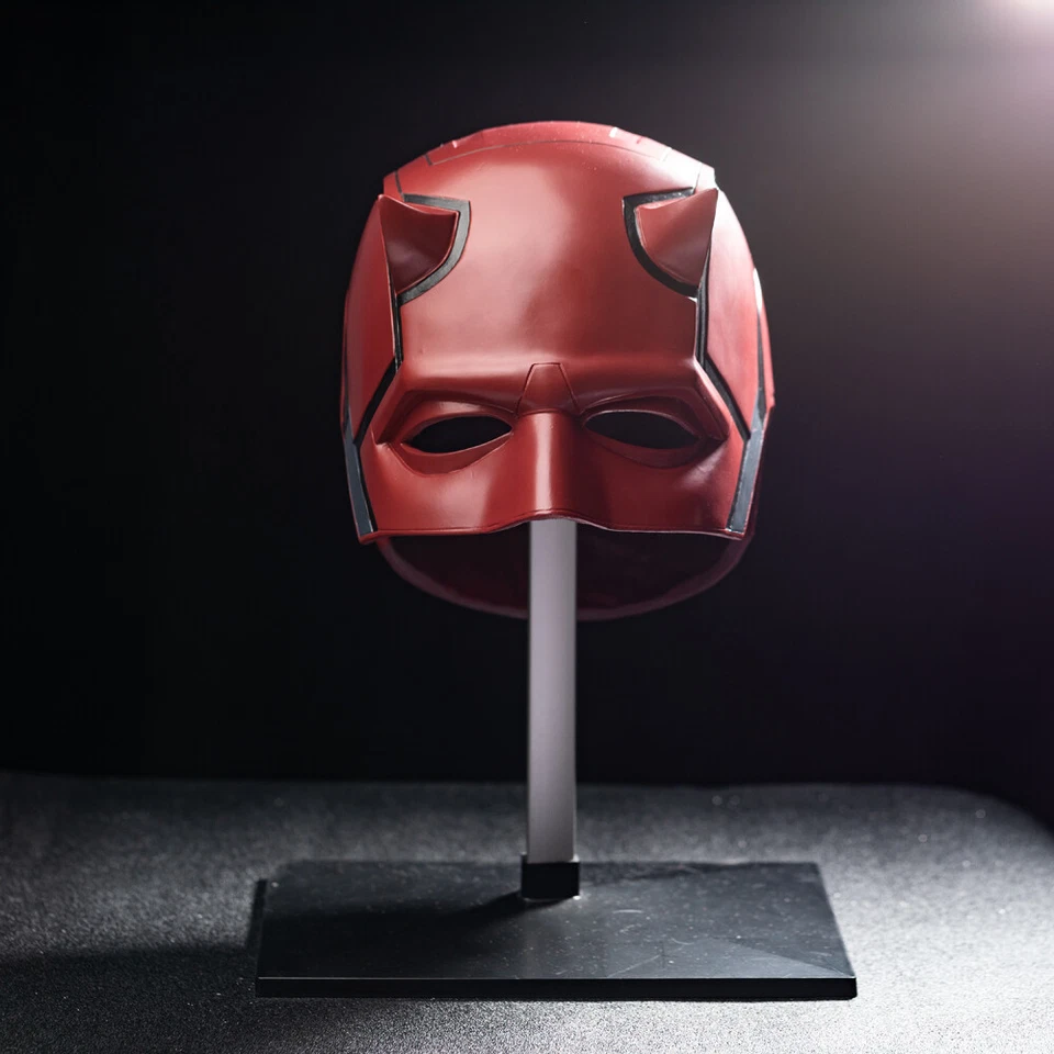 Xcoser Spiderman 3 Daredevil Cosplay Mask Helmet Props Resin 1:1 Replicas Adult  - Image 2 of 4