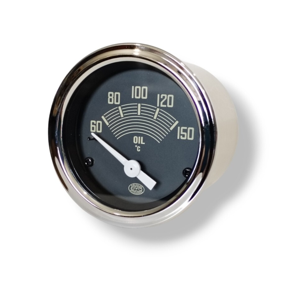 6v Oil Temperature Gauge 52mm vintage VW Beetle Splitscreen type 3