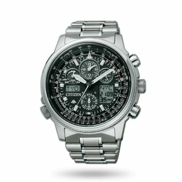 CITIZEN Radiocontrollato Super Pilot 45mm Cassa di Titanio, Cinturino di  Titanio, Orologio da Uomo - ( JY8020-52E) | Acquisti Online su eBay