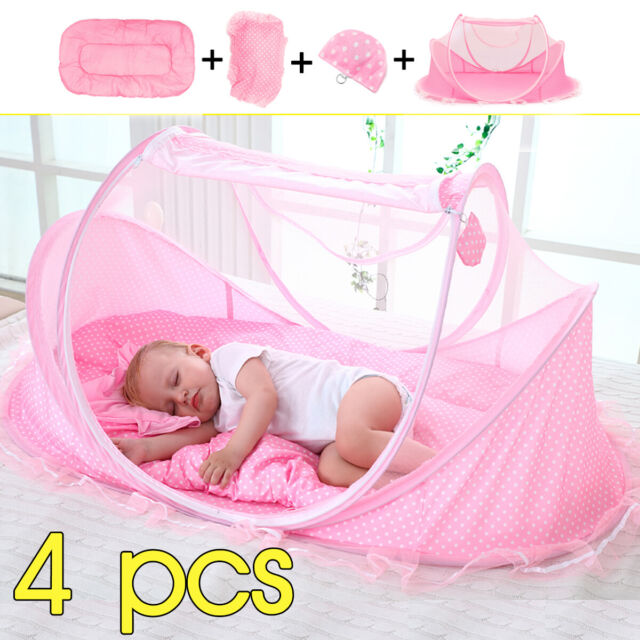 folding baby crib portable