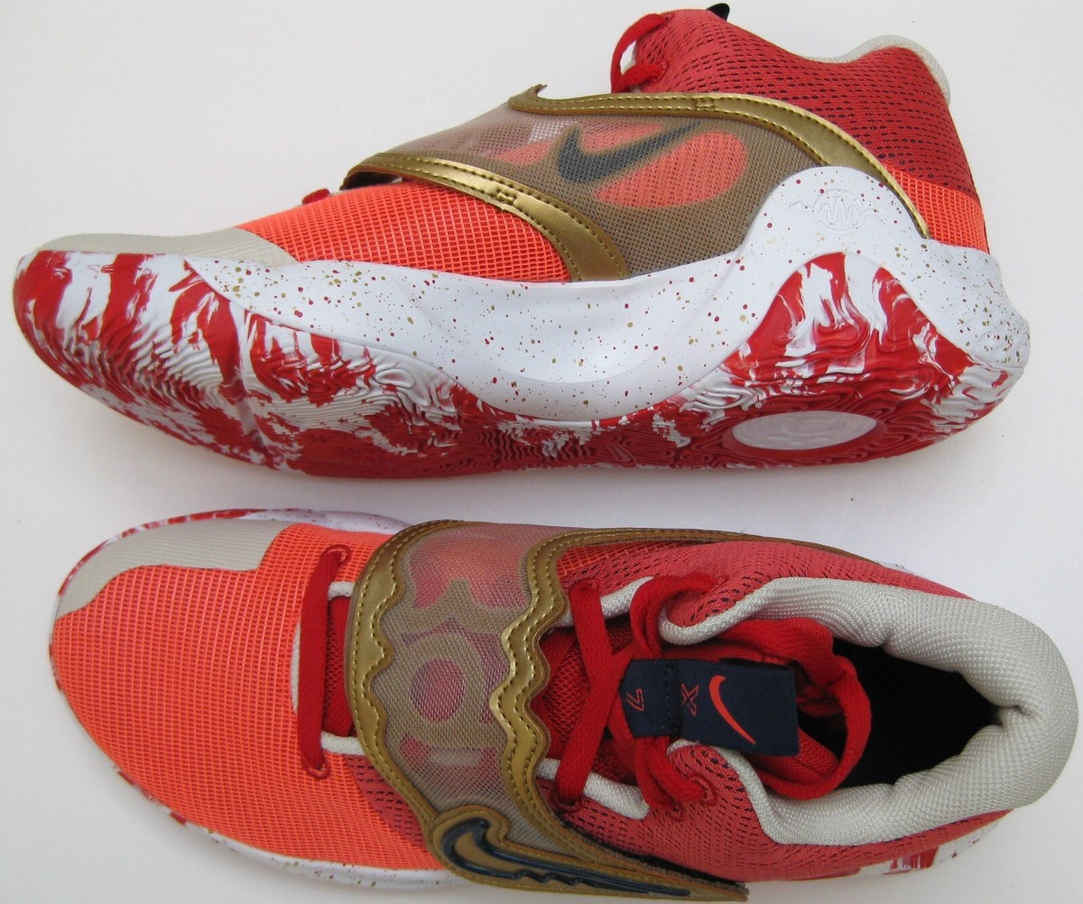 Size 12 - Nike KD Trey 5 X University Red Metallic Gold for  display picture 1