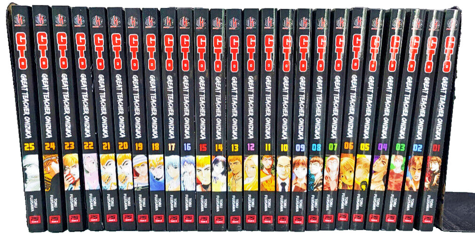 Great Teacher Onizuka (GTO) Manga Vol 1-25 (FIN) Juego Completo Versión Inglés Cómic