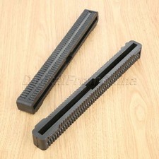 2pcs Black 10.5 Inch Longboard Surfboard Center Single Fin Box Superior Plastic