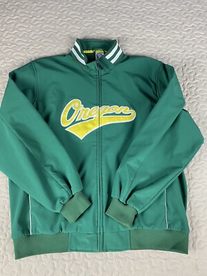 Oregon Ducks CD Campus Drive Bomber Jacket Mens sz 2XL XXL  coat 