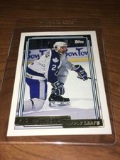 1992 TOPPS GOLD Insert Parallel Hockey RIC NATTRESS CARD #219 - MINT