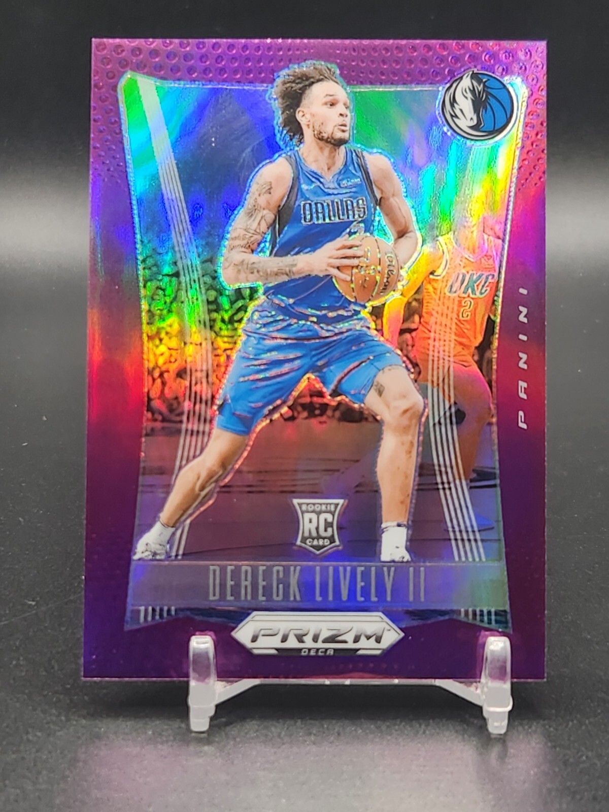Dereck Lively II 2023-24 Panini Prizm Deca Purple Prizms /99 Rookie RC 2012-13