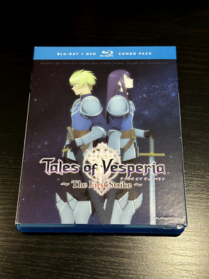 Tales of Vesperia The First Strike Blu Ray DVD Combo Complete CIB