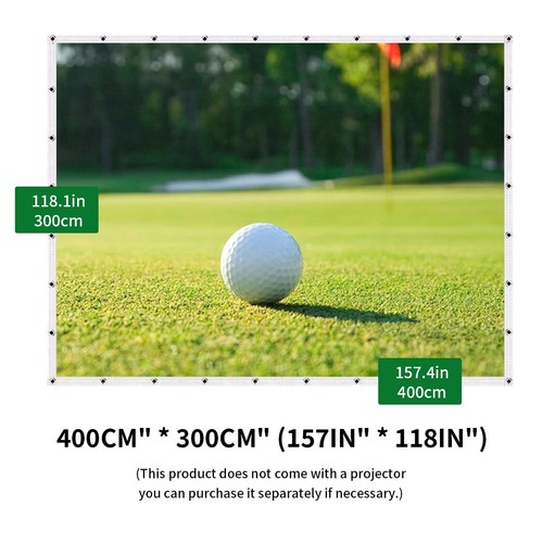 Golf Impact Screen - Silent HD, Tear-Resistant, Indoor & Outdoor Swing Training - Picture 15 of 16