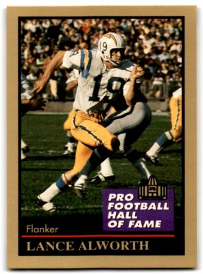 1991 ENOR Pro Football HOF Lance Alworth Chargers #3