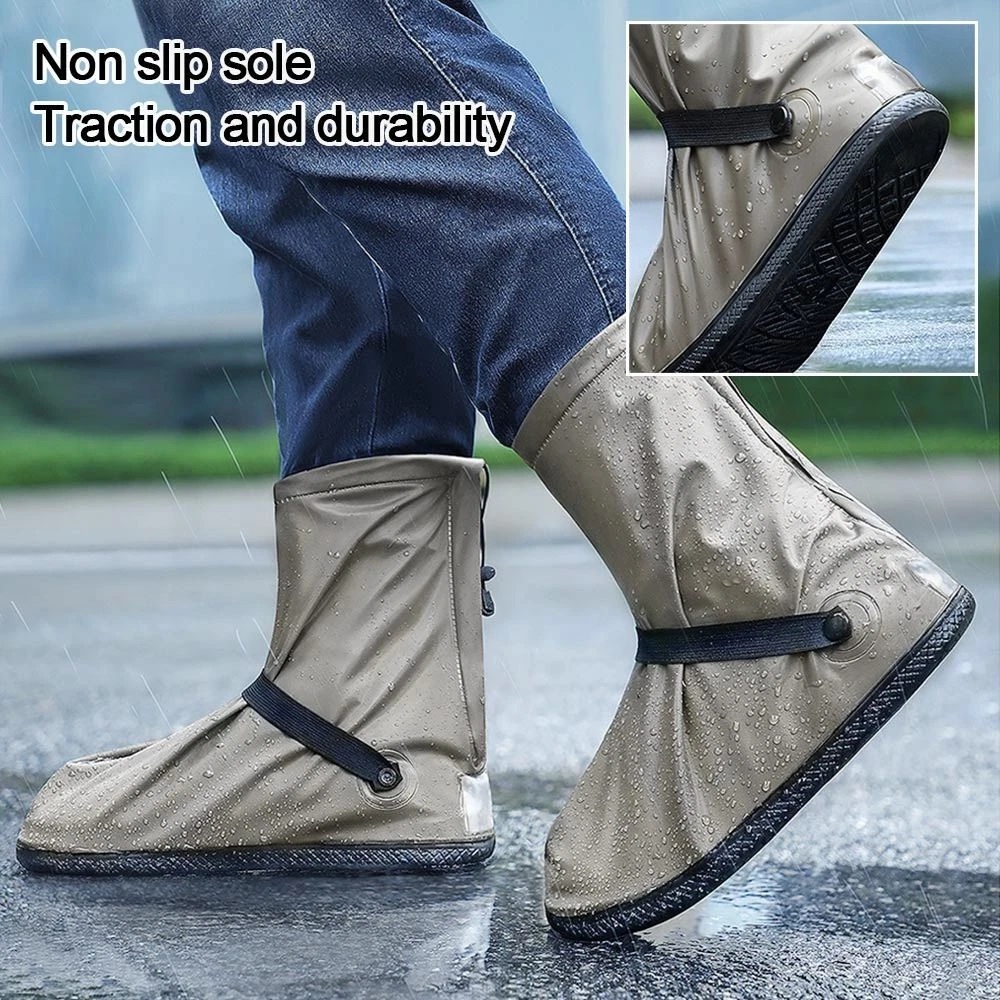 Snap on cheap reusable shoe covers