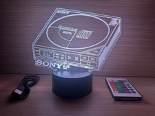 LEGGI INFO- Lampada Led Logo RGB Sony Walkman Mini Disco hi MD Minidisc mz-1 ...