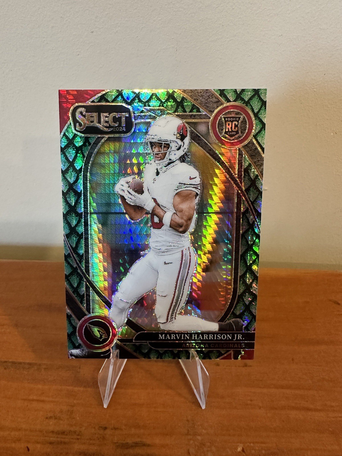 2024 Panini Select Marvin Harrison Jr Club Level Dragon Scale RC /81 SSP