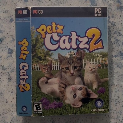 PETZ CATZ 2 Virtual Pets Cat Sim Retro PC CD-ROM WIN MAC Video