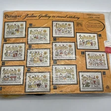 Paragon Zodiac Gallery Crewel Stitchery Kit Libra Vintage 1972 New Sealed 17x22”