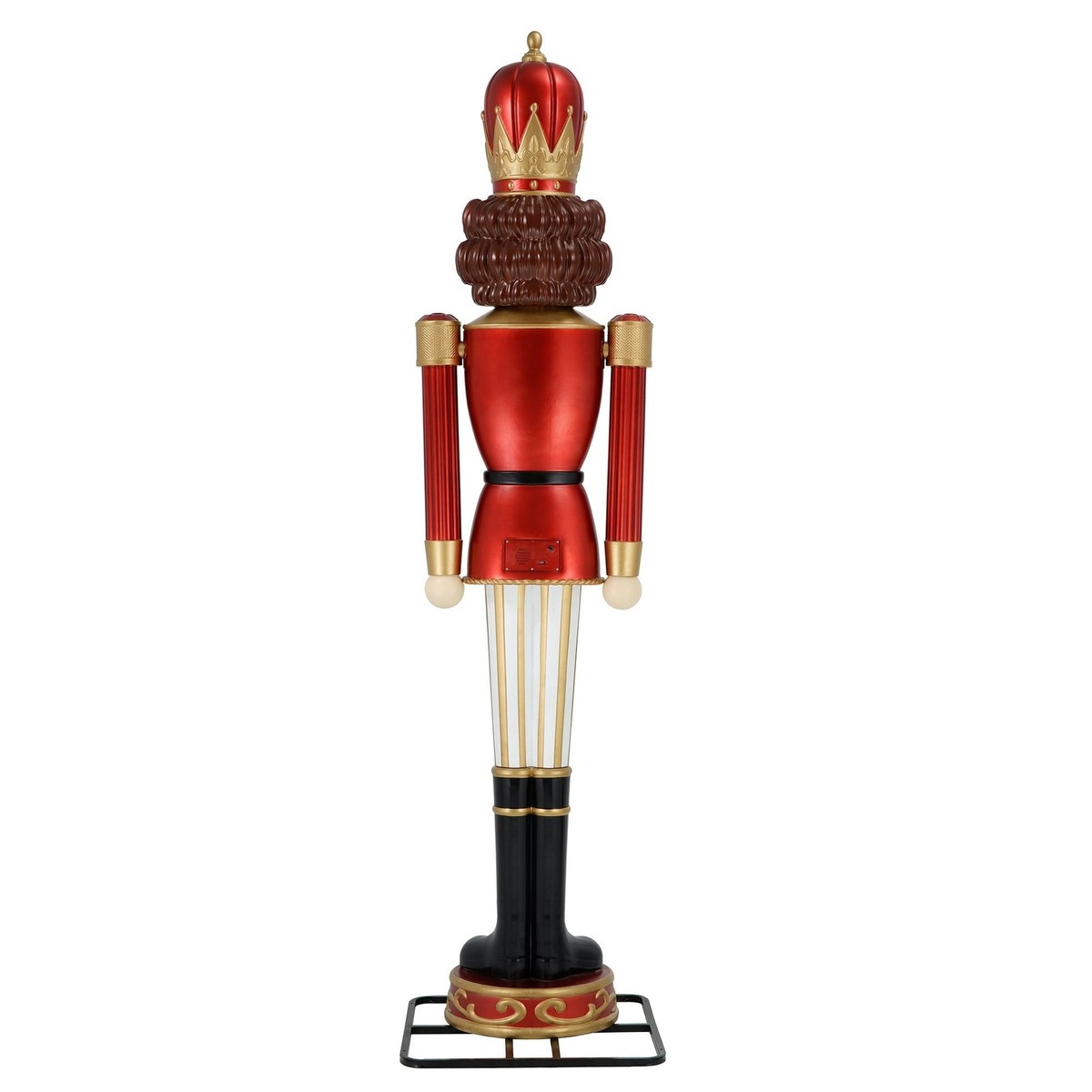 Holiday Time Animated Christmas Nutcracker Blow Mold Decoration