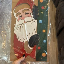 Santa Metal Sign