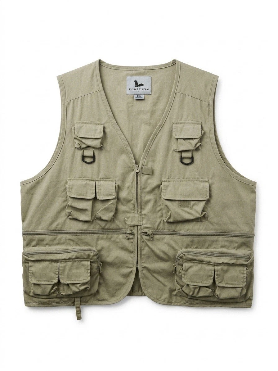 Field & Stream Cargo Outdoors Fishing Vest Mens 2XL