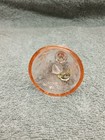 Vintage Fenton Pink Hand Painted Mini Bell Diomand Optic — photo 5