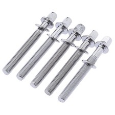 5pcs Chrome 45/55/65/75mm Drum Tension Rods w/ Washers for Tom Drum Build