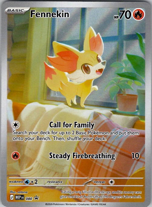 Fennekin - ME: Mega Evolution Promo 080 Holo NM