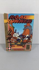 Vintage TENGEN Road Runner Game For NES Complete with Original Box and Manual