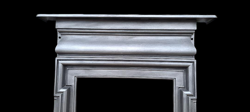Original Antique Victorian Edwardian cast iron fireplace CAST IRON FIRE SURROUND - Picture 8 of 24
