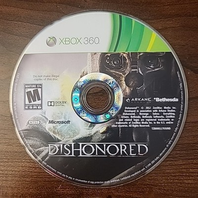 Dishonored Microsoft Xbox 360 Disc Only Tested Working Free Shipping