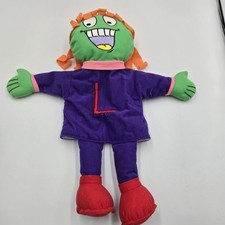 Letter People Vintage Hand Puppet Plush Abrams L - Ms. Laugh Longest