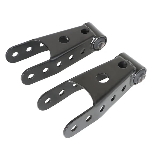 2PCS Black 6400 Lowering Shackle Rear Kit Replacement for Chevy and GMC - Picture 1 of 7