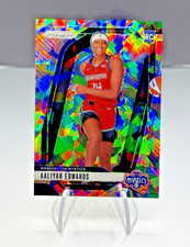 2024 Panini Prizm WNBA Aaliyah Edwards #142 Rookie Silver Cracked Ice Prizm RC
