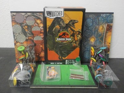 Y G427 Unmatched Jurassic Park Ingen vs Raptors Restoration Games G2U