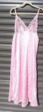 Vintage Women SILKY Nylon Lace Nightgown Petite Small USA 24