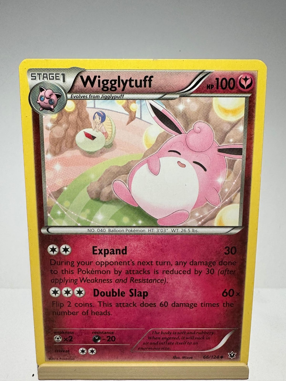 Wigglytuff 66/124 Uncommon Fates Collide Pokemon Lightly Played