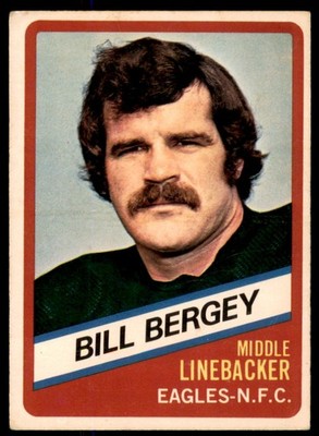 1976 Wonder Bread Bill Bergey Philadelphia Eagles #17 VG/EX