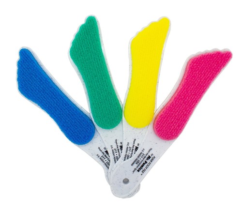 Mr. Pumice Large Pumi Foot File (4 Pack): 2-in-1 Callus Remover Pedicure Ston...
