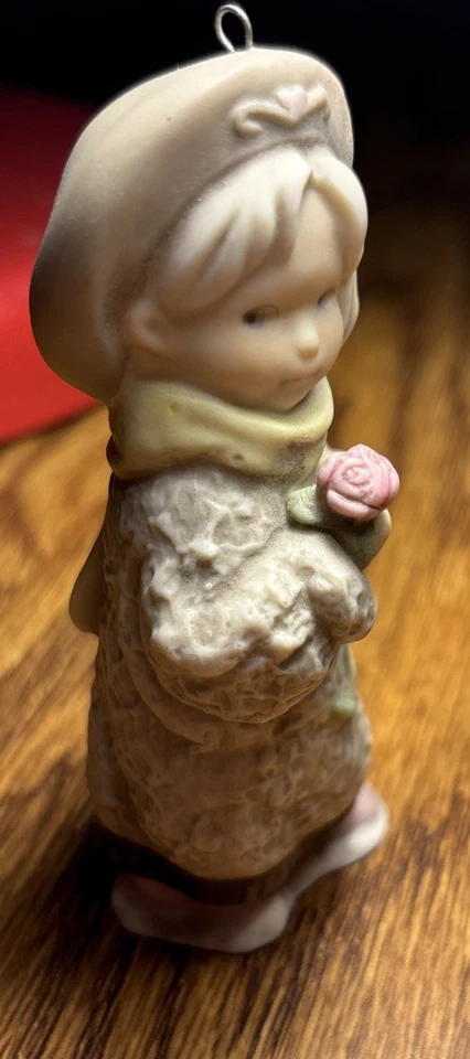 1996 Enesco Pretty As A Picture A Red Rose Is For Love Figurine Kim Anderson  - Image 2 of 4