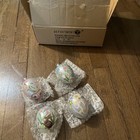 12 Department 56 Easter Egg Hanging Decorations Hand Painted Flowers Chicks