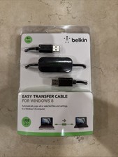 Belkin Easy Transfer Cable For Windows 8 F4U060 8830-11764 8FT USB